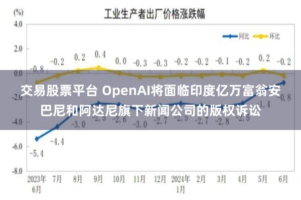 交易股票平台 OpenAI将面临印度亿万富翁安巴尼和阿达尼旗下新闻公司的版权诉讼