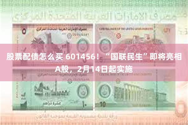 股票配债怎么买 601456！“国联民生”即将亮相A股，2月14日起实施